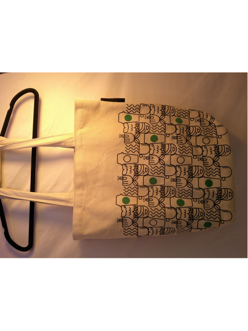 Starbucks 2017 Canvas Travel Tote Bag Siren Coffee Mug Cup Print 5"x10"x16"
